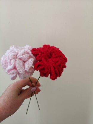 Carnation flower - Luna Crochet Designs - Image 2