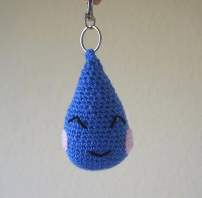 Crochet pattern keychain raindrop Rainy - amigoll9 - Image 2