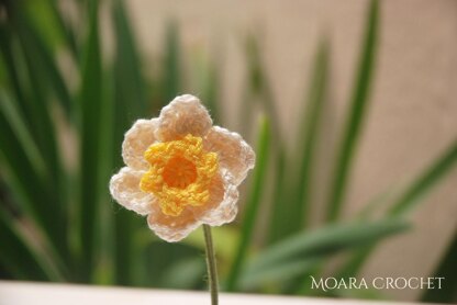 Crochet Daffodil - Moara Crochet - Image 2