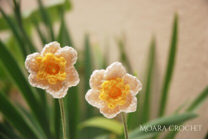 Crochet Daffodil - Moara Crochet - Image 4