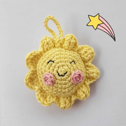 Sun & Rainbow Key Chains Crochet Pattern - Crossmanknits - Image 3