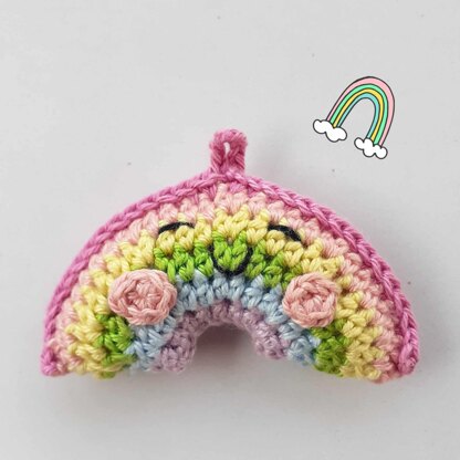 Sun & Rainbow Key Chains Crochet Pattern - Crossmanknits - Image 4
