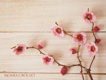 Crochet Cherry Blossom - Moara Crochet - Image 3