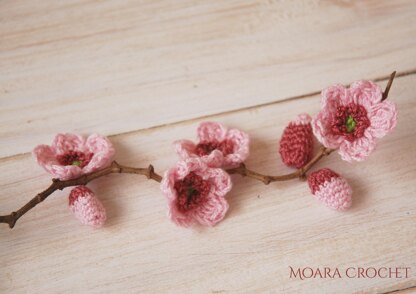 Crochet Cherry Blossom - Moara Crochet - Image 4