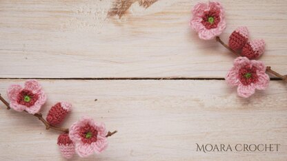 Crochet Cherry Blossom - Moara Crochet - Image 5