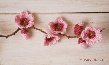 Crochet Cherry Blossom - Moara Crochet - Image 6