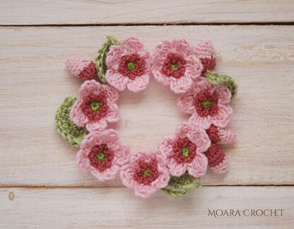Crochet Cherry Blossom - Moara Crochet - Image 7