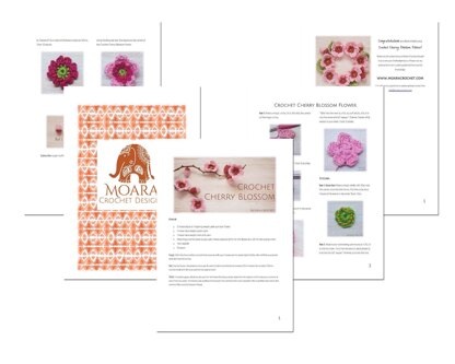 Crochet Cherry Blossom - Moara Crochet - Image 8