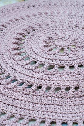 Free crochet rug pattern Easy - lacemats - Image 6