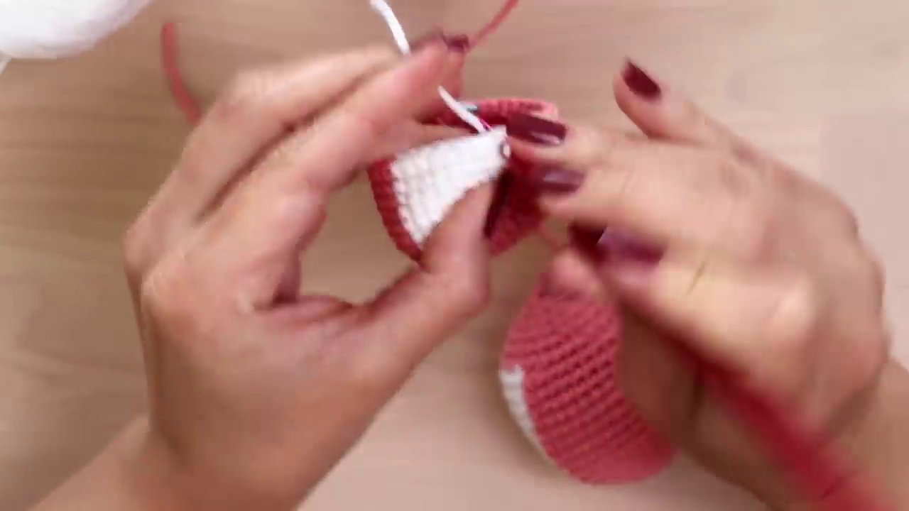 Two stitch samples compared: one showing stitches leaning to the right, the other showing straight, aligned columns.