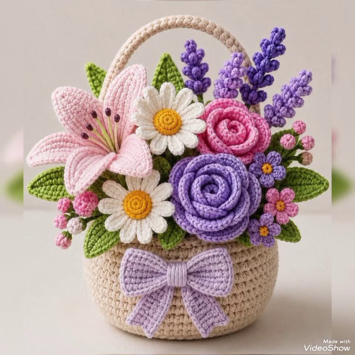 A notebook with handwritten crochet notes and a small swatch of crocheted fabric next to it.